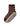 Heart Crew Pilates Grip Sock - Chocolate Brown