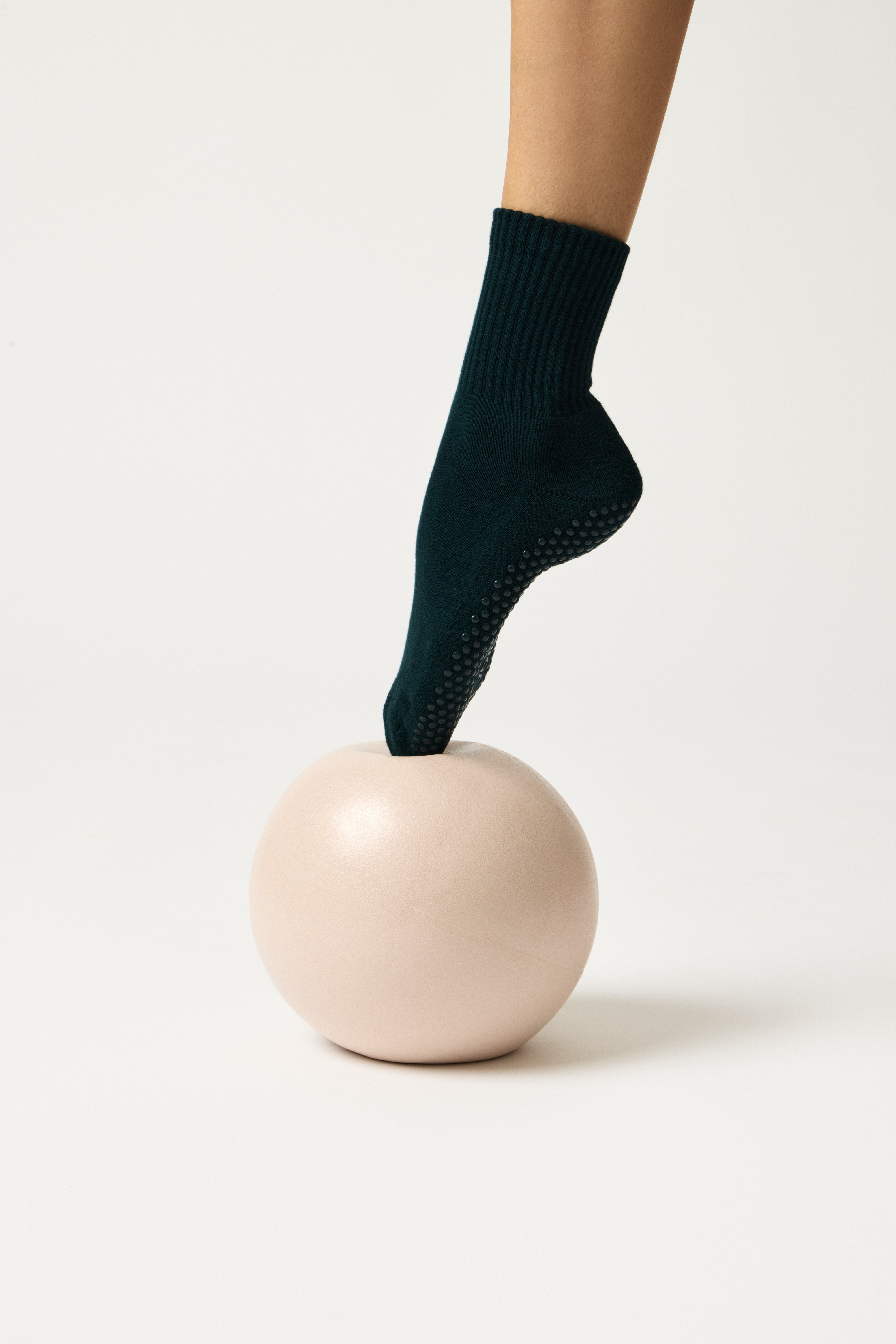 Essential Crew Grip Sock - Heritage Green
