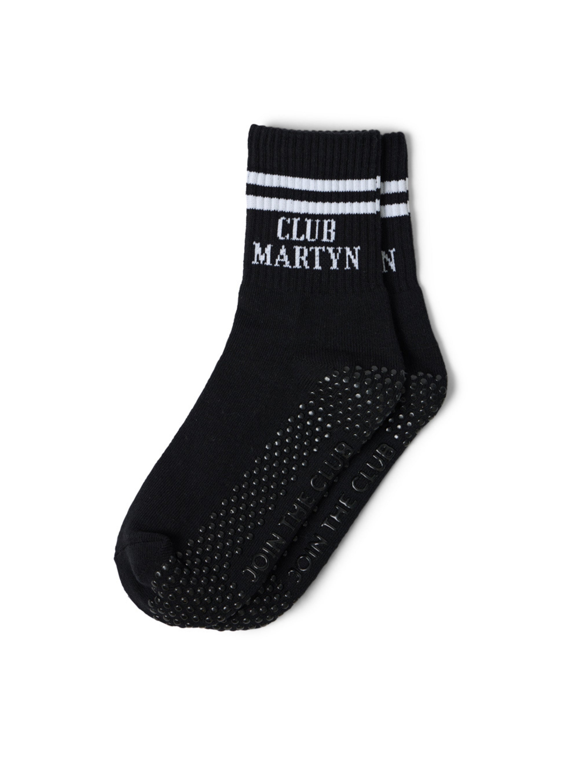 Signature Crew Grip Sock - Black